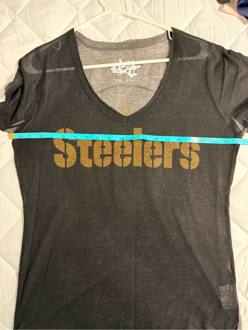 Pittsburgh Steelers t-shirt size large - like new condition - Picture 6 of 7